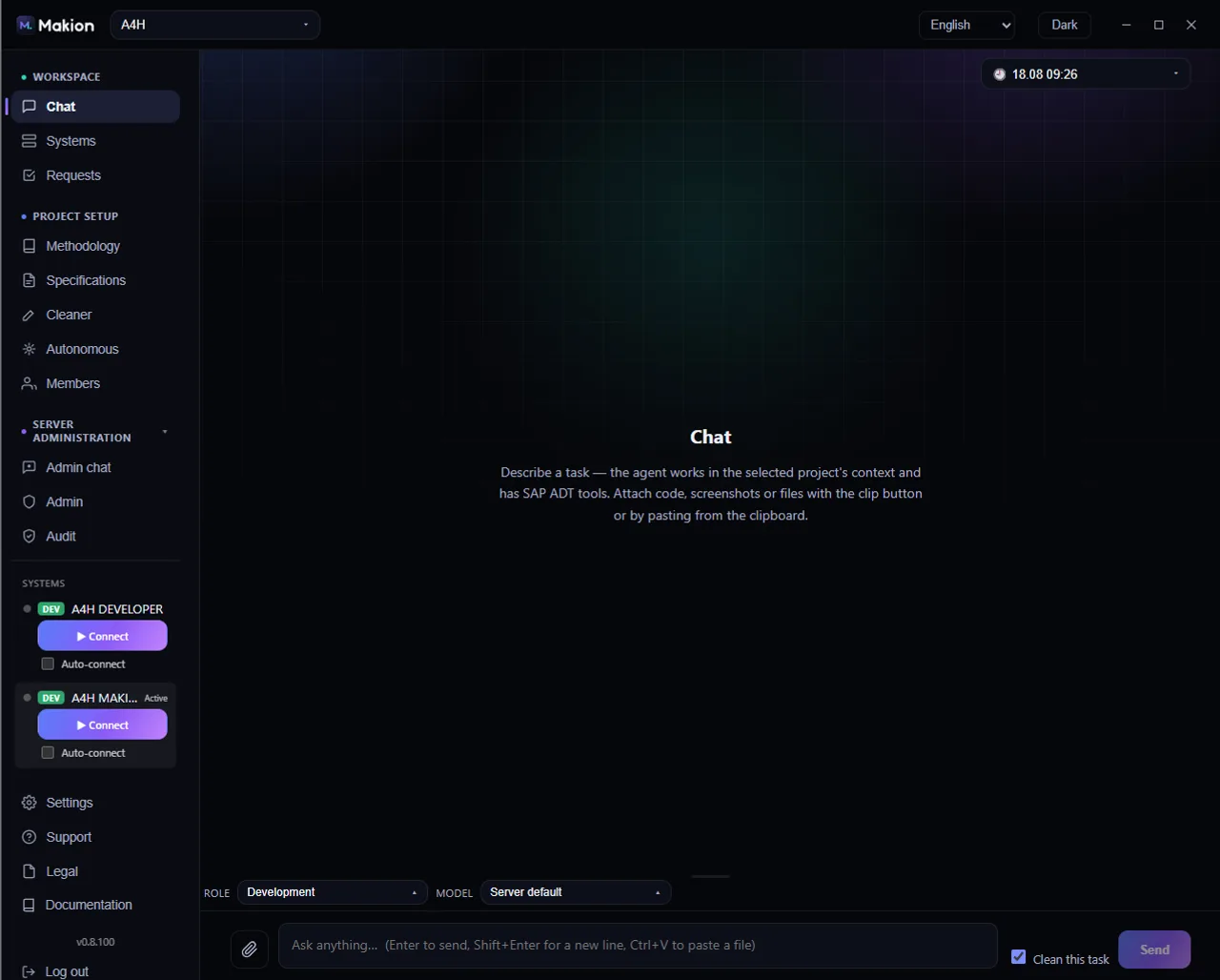 Chat — Makion